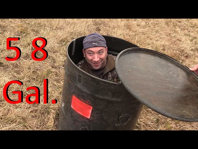 how would you use a giant metal drum